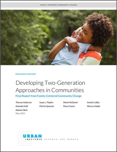 Developing Two-Generation Approaches in Communities Cover Image